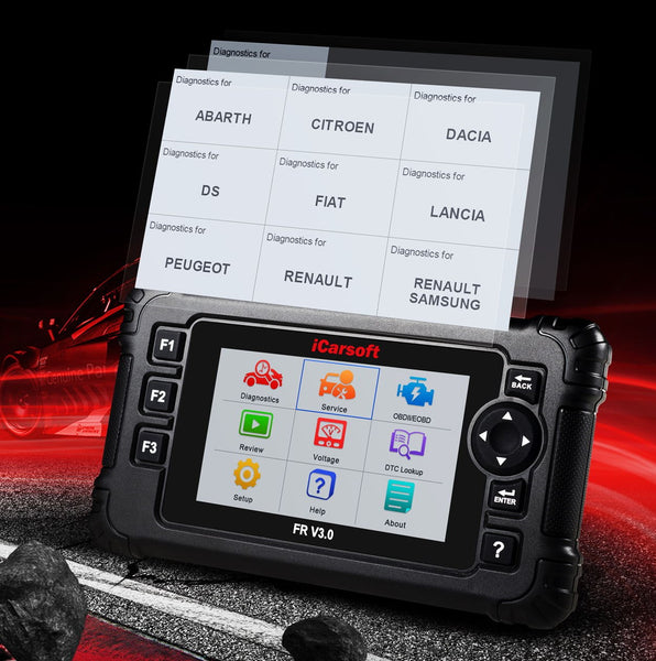 iCarsoft FR V3.0 Diagnostic Tool For Citroen/ Peugeot/ Renault/ Dacia/ Fiat/ Alfa Romeo