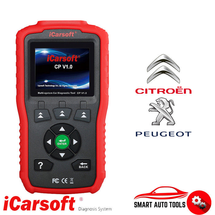 LATEST ICARSOFT CP V1.0 - PROFESSIONAL DIAGNOSTIC TOOL FOR CITROEN & PEUGEOT - OFFICIAL UK DISTRIBUTOR