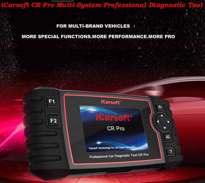 LATEST iCarsoft CR PRO - 2024 FULL System ALL Makes Universal Diagnostic Tool
