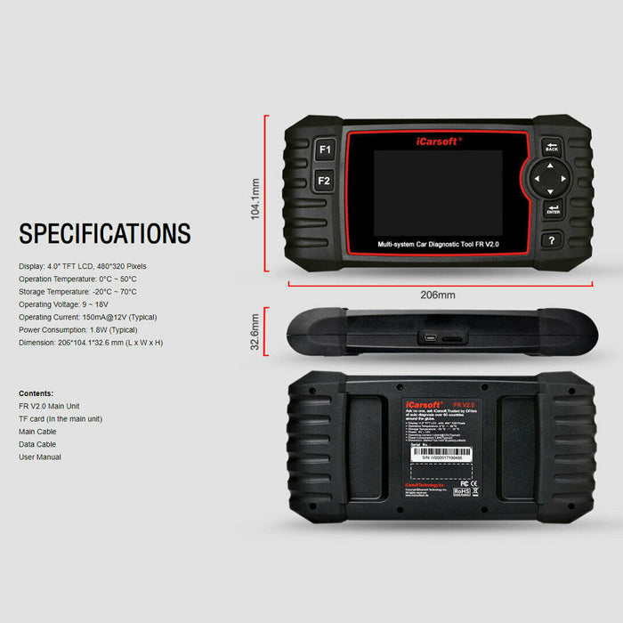 LATEST ICARSOFT FR V2.0 - PROFESSIONAL DIAGNOSTIC TOOL FOR FIAT AND ALFA ROMEO - OFFICIAL UK DISTRIBUTOR