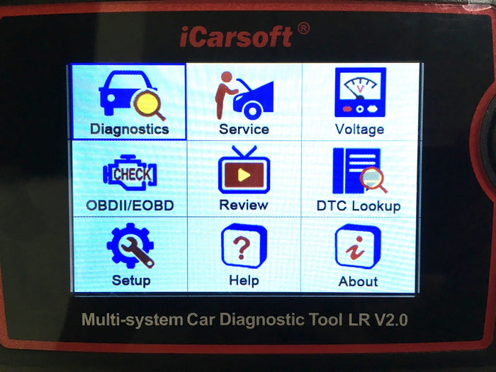ICarsoft LR II Compatible For Landrover/Jaguar OBD II Scanner Tool