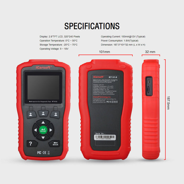 LATEST ICARSOFT CP V1.0 - PROFESSIONAL DIAGNOSTIC TOOL FOR DACIA & RENAULT - OFFICIAL UK DISTRIBUTOR