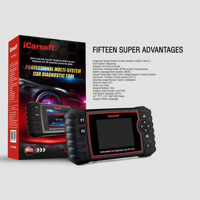 LATEST ICARSOFT OP V2.0 - PROFESSIONAL DIAGNOSTIC TOOL FOR OPEL & VAUXHALL - OFFICIAL UK DISTRIBUTOR